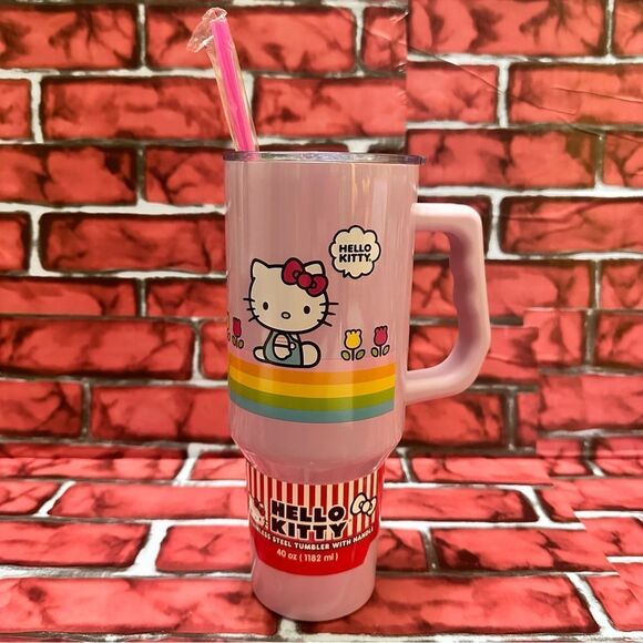 Hello Kitty Stainless Steel 40 onz Tumbler - Picture 1 of 8